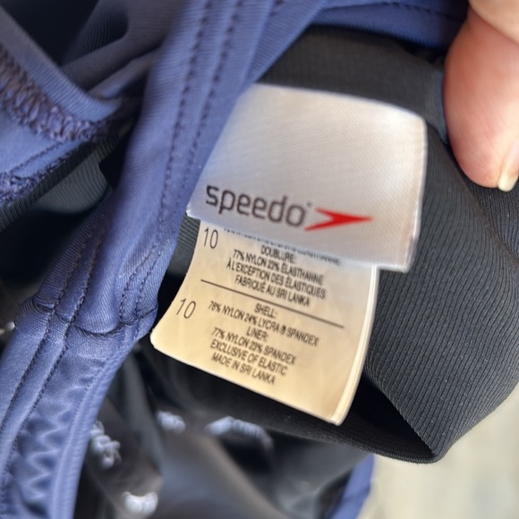 Speedo Women's Dark Blue One Piece Swimsuit - Picture 8 of 11